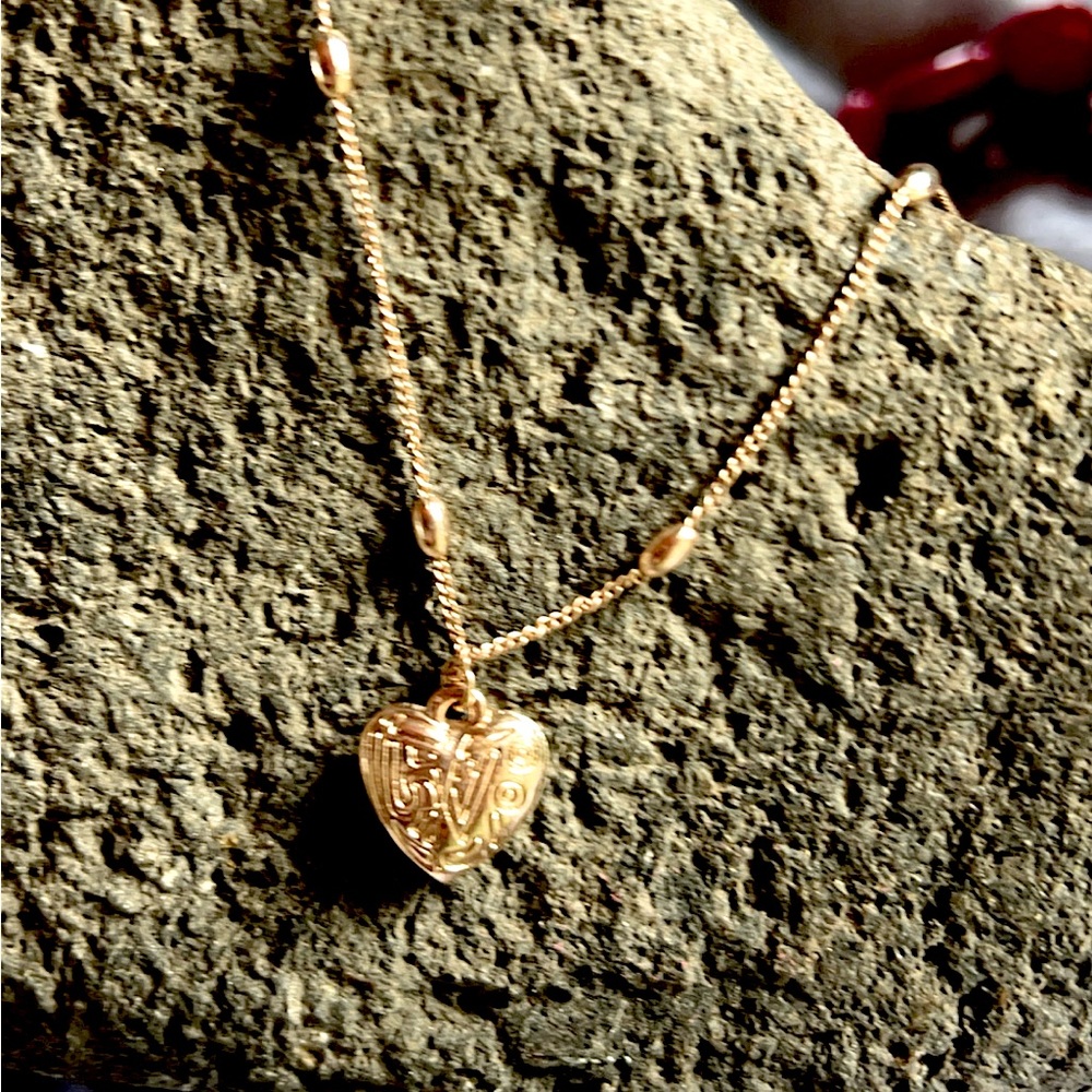 Gold Heart Necklace